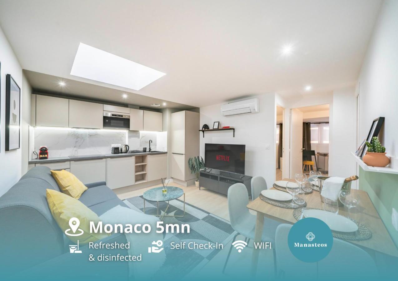 5Mn A Pied Monaco - Hypercentre - Aq Apartment Beausoleil Luaran gambar